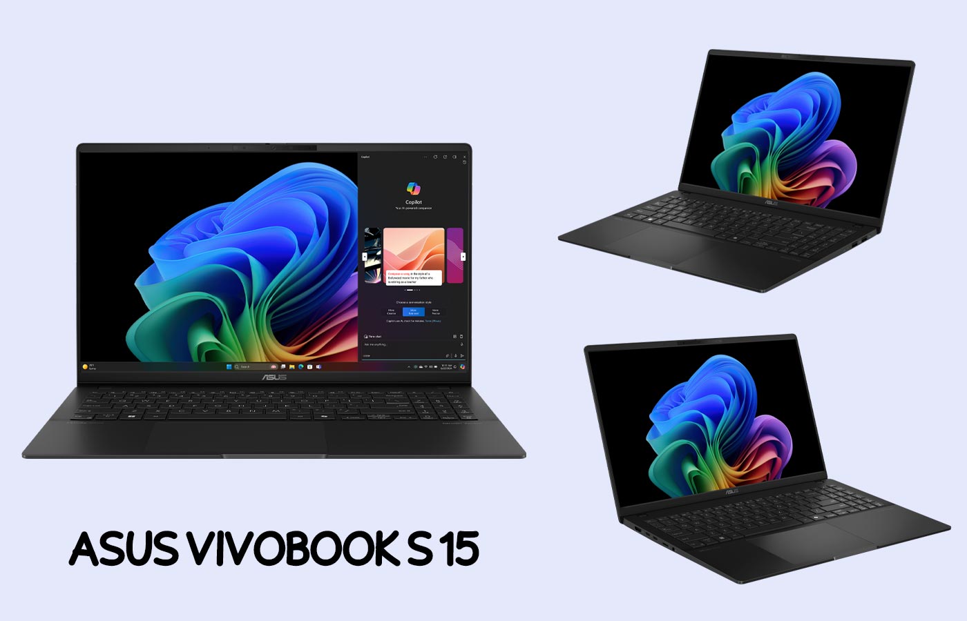 لپ تاپ ایسوس 15.6 اینچی مدل ASUS Vivobook S 15 Q5507 Snapdragon X Plus X1P42100